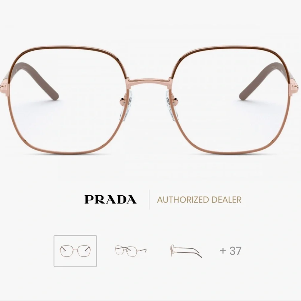 NEW Prada PR 56WV 02H1O1 54 Brown/Beige Eyeglasses PRESCRIPTION